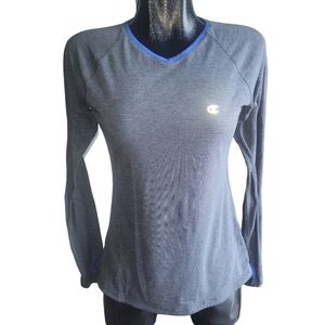Champion Dark Grey Activewear Long Sleeve Top M